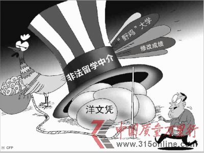 非法留學(xué)中介造假歪招多:改高中成績學(xué)術(shù)造假